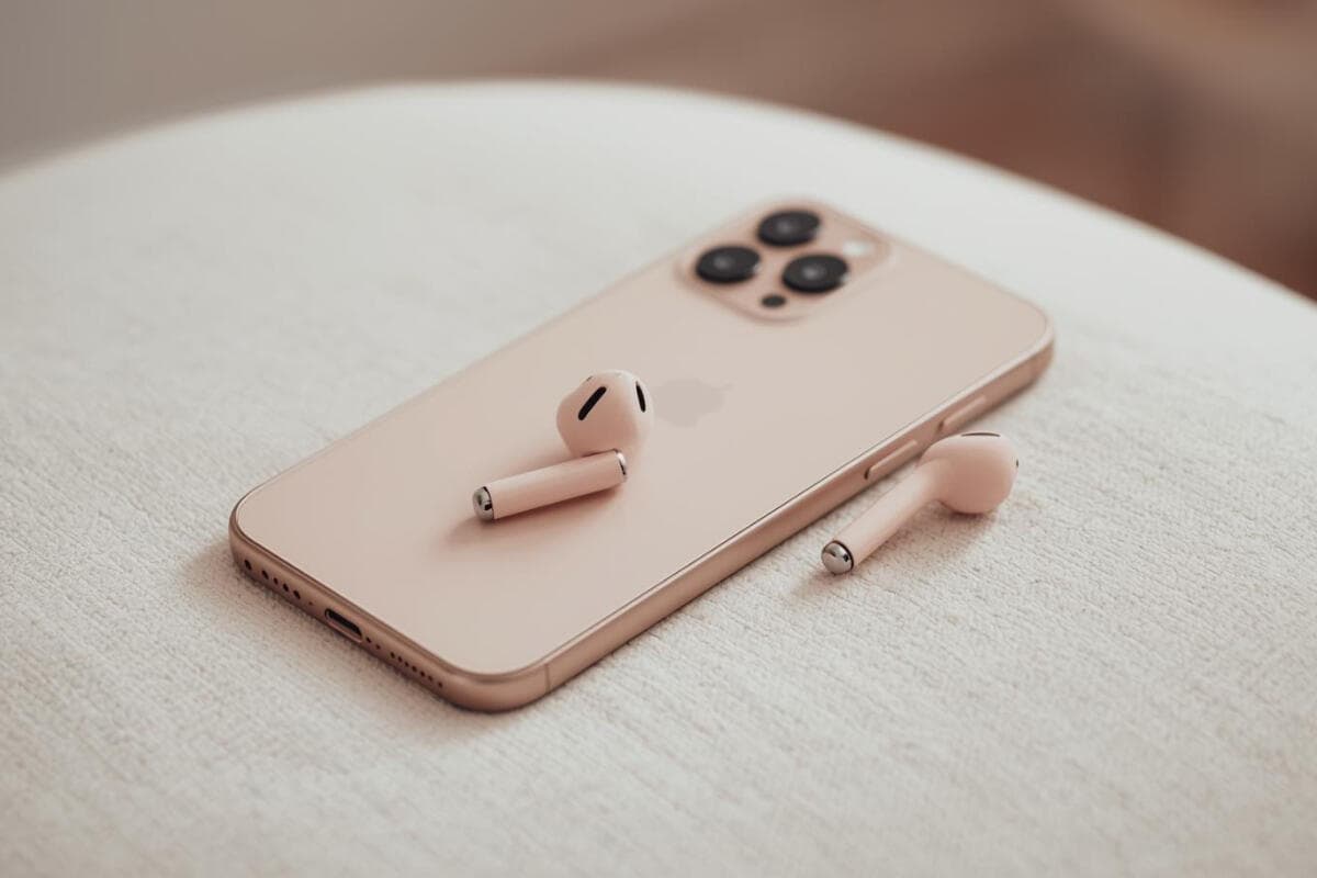 Phone and earbuds for voice message coaching